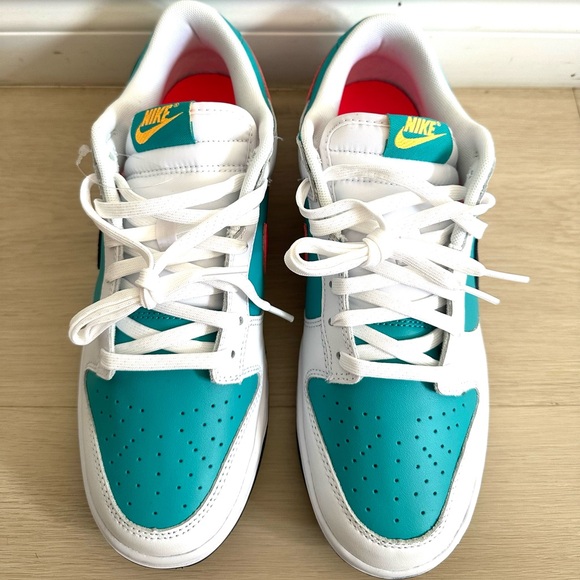 Nike Dunk Low Retro Dusty Cactus Thunder Blue HF4850-345 Men's Size 9.5 New - Picture 3 of 8